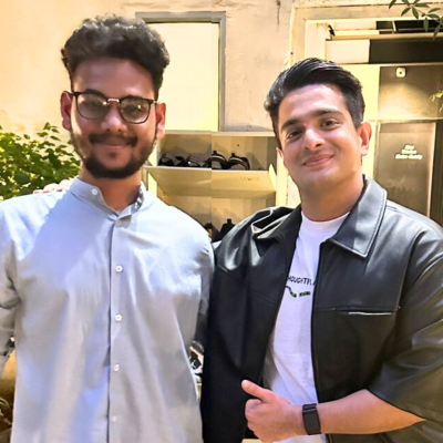 Dhiraj Jaiswal with Ranveer Allahbadia -BeerBiceps